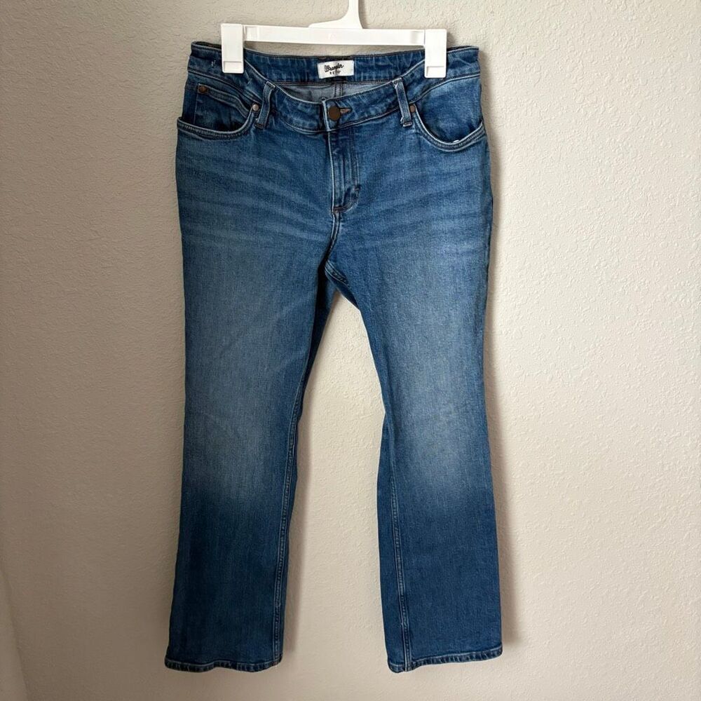 Wrangler Retro Women's Ella Low Rise Bootcut Stretch Denim Jeans Size 31x32 - Picture 6 of 9